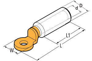 Bimetallic cable lug